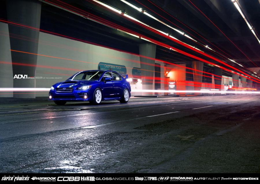  Subaru WRX STI on ADV.1 Wheels (ADV5SMV2) 2014 года  (фото 3 из 7)